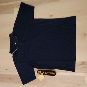 NEW Colorado Timberline Women's XS Poly-Dry Short Sleeve  Blue Polo Shirt